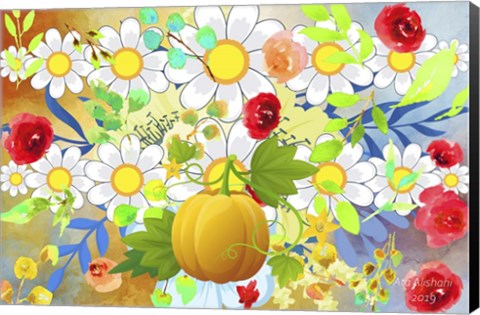 Framed Beauty Of Flowers 2 Print