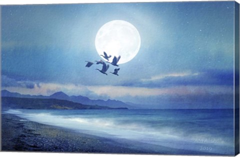 Framed Birds Flying 2 Print