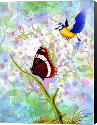 Framed Colorful Life And Death Print