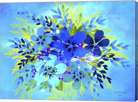 Framed Flowers P29 Print