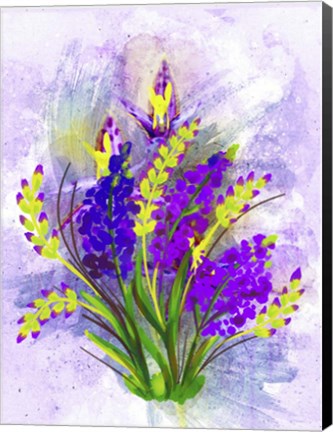 Framed Flowers P39 Print