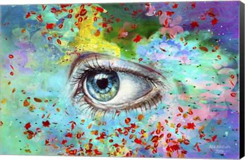 Framed Eye Print