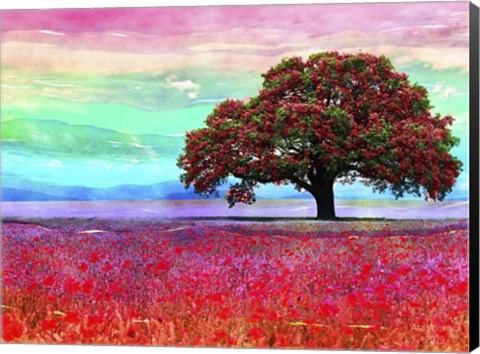 Framed My Colorful Mind 2 Print