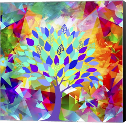 Framed My Colorful Mind 8 Print