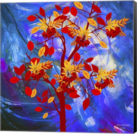 Framed My Colorful Mind 11 Print