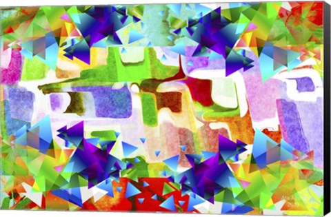 Framed My Colorful Mind 17 Print