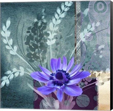 Framed Purple Flower Print