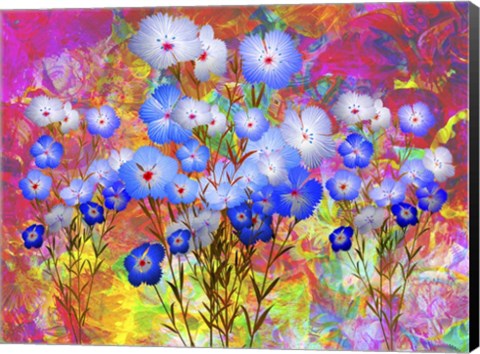 Framed Flowers Print
