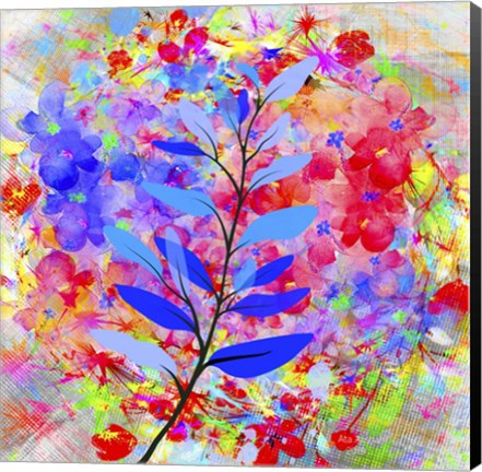 Framed Leaves 2 Print