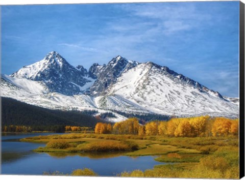 Framed Winterfall Print