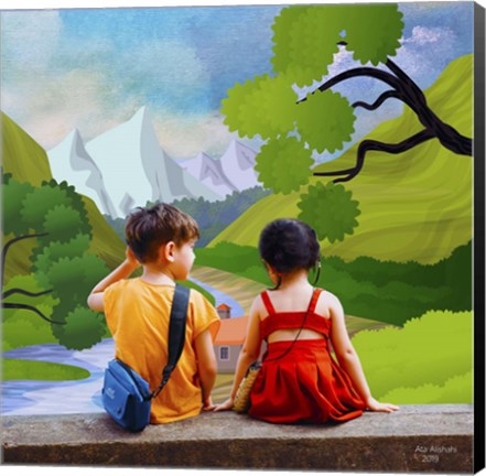 Framed Young Love Print