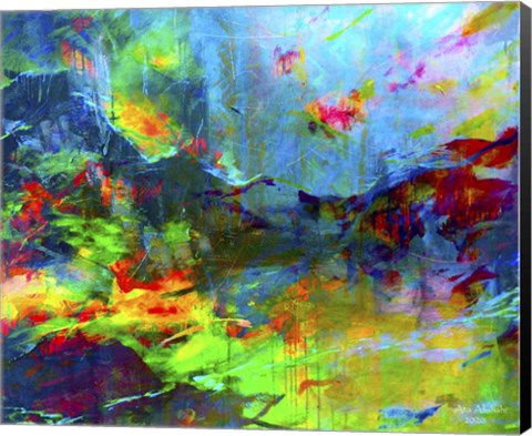 Framed Abstract 1A Print