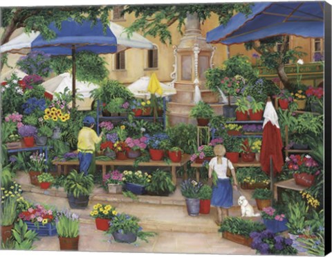 Framed Flowers in Provence Print