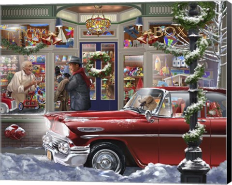 Framed Last Minute Christmas Print