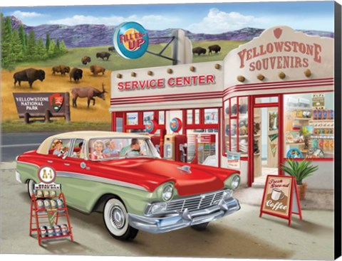 Framed Yellowstone Memories Print