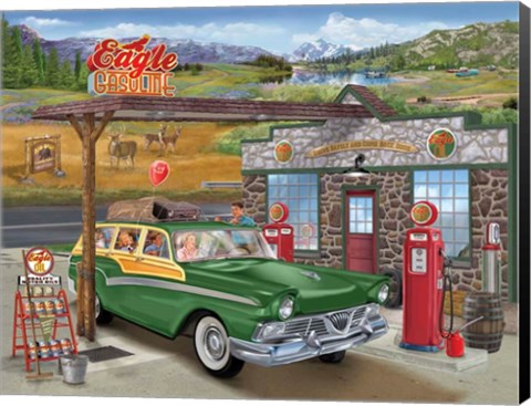 Framed Family Trip Print