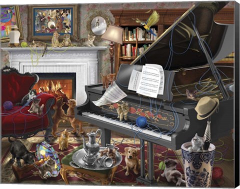 Framed Has Anyone Seen My Yarn Print