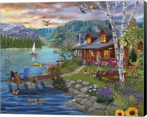 Framed Peaceful Summer Print