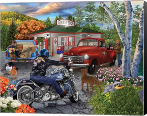 Framed American Roadside Print