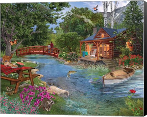 Framed Simple Pleasures Print