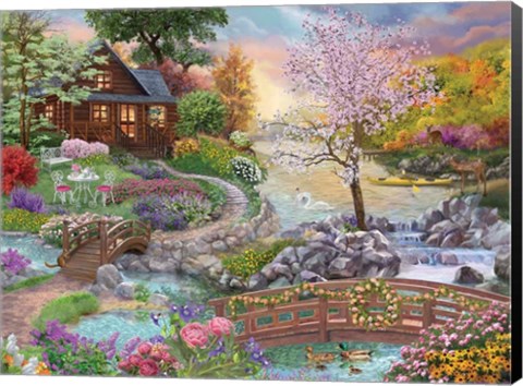 Framed Spring Stream Print