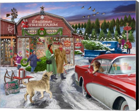 Framed Tree Farm Print