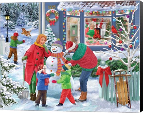 Framed Before Christmas Dinner Print