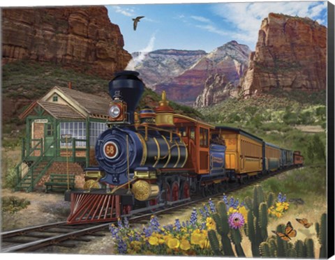 Framed Canyon Express Print