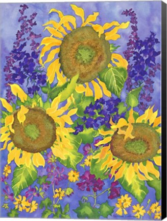 Framed Sunflower Power Print