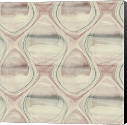 Framed Aquarel Pastel I Print