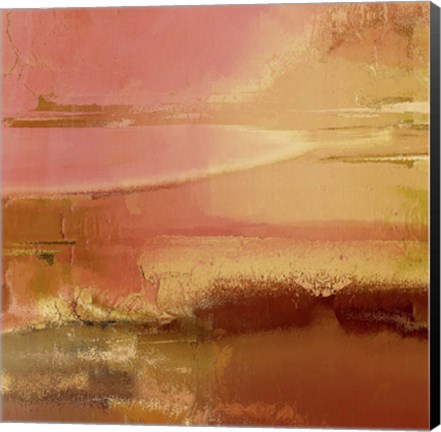 Framed Abstract Sunset I Print