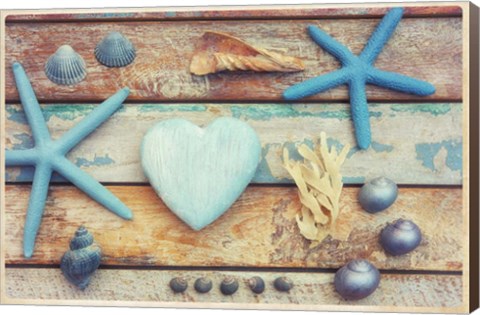 Framed Beach Memories I Print