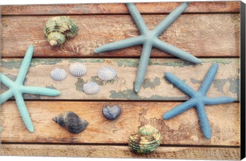 Framed Seaside Memories III Print