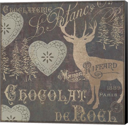 Framed Chritsmas Choclat - Chocolat de Noel Print