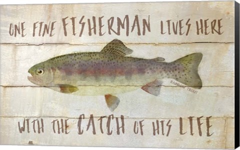 Framed Fisherman Print