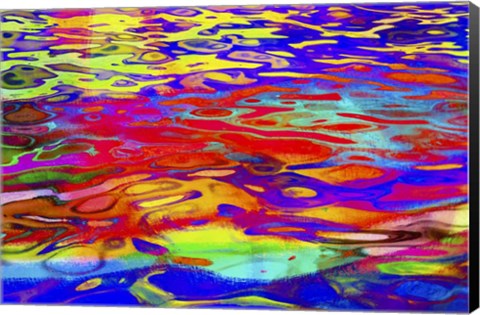 Framed Vivid Waves 25 Print
