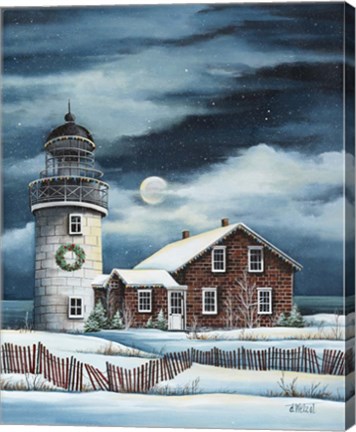 Framed Holiday Light Print