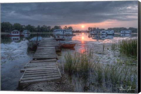 Framed August Sundown Print