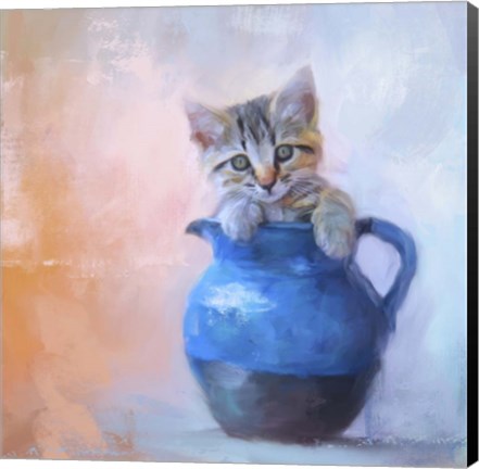 Framed Pitcher Full of Purrfection Print