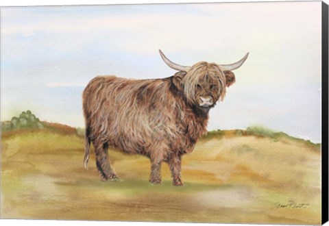 Framed Farm Animal In Pasture A Print