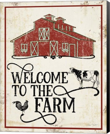 Framed Farm Signs C Print