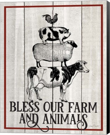 Framed Farm Signs E Print