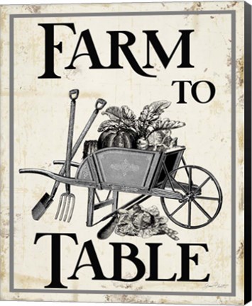 Framed Farm Signs G Print