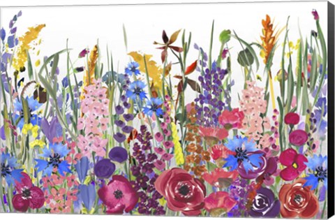 Framed Beautiful Country Meadow Print