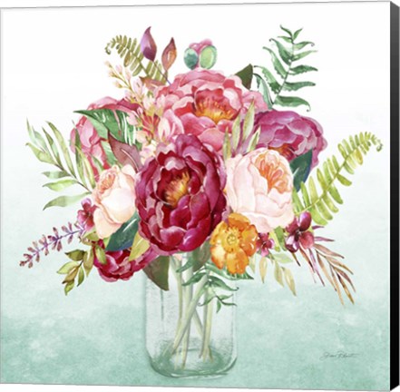 Framed Beautiful Floral Bouquet B Print