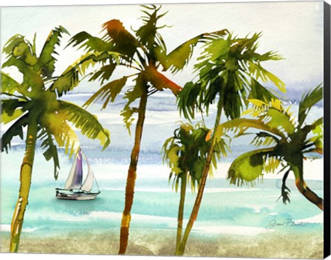Framed Enchanted Beach Print