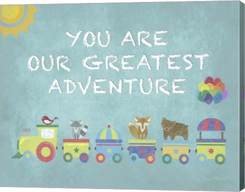 Framed Adventure Fun E Print