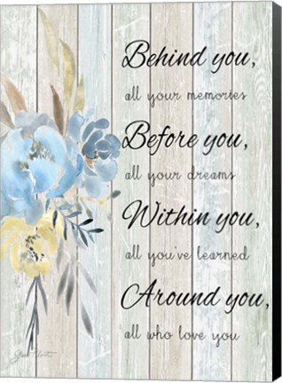 Framed Graduation On Wood A Print