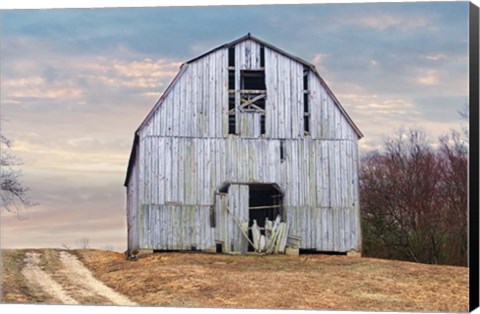 Framed Country Barn Print