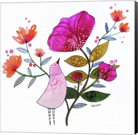 Framed La Douceur Telle Une Force Print